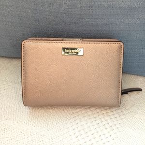 Kate Spade Rose Gold Newbury Lane Cara Wallet